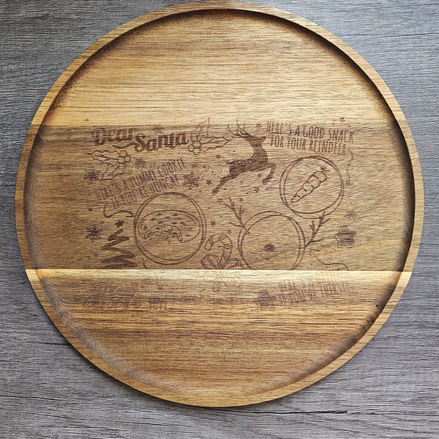 "Santa Treats Here" Cutting Board