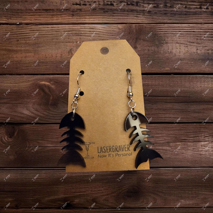 Fish Bone Earrings