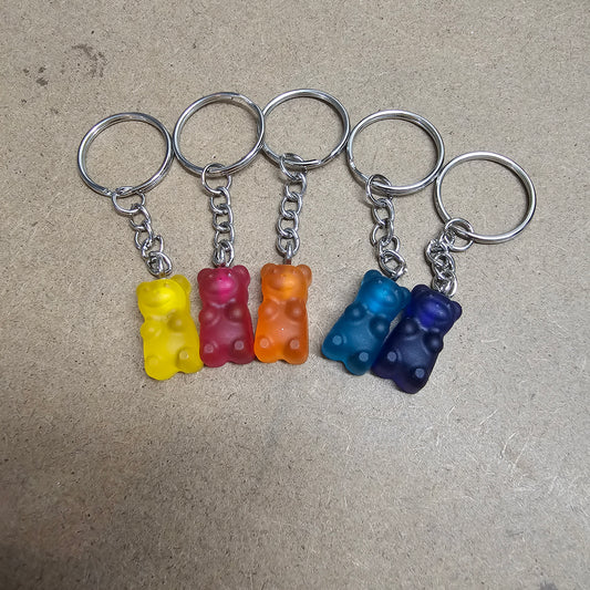 Resin Gummy Bear Keychain