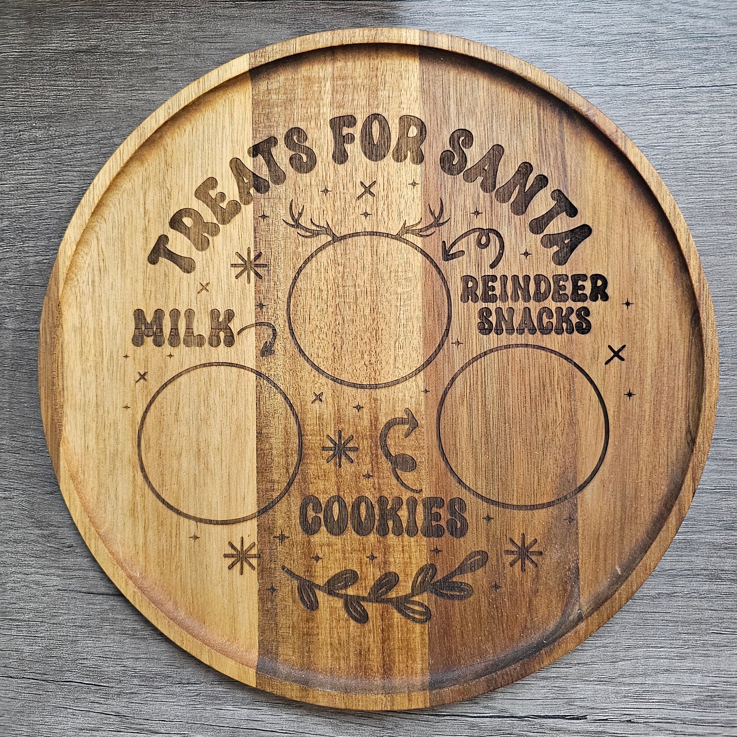 "Santa Treats Here" Cutting Board