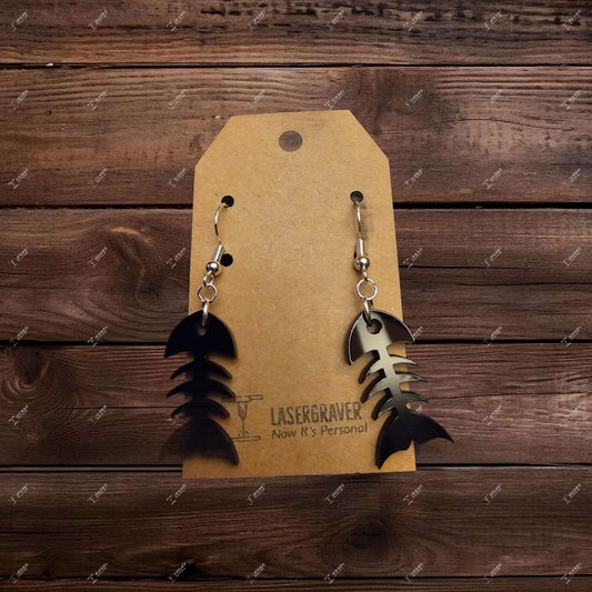 Fish Bone Earrings