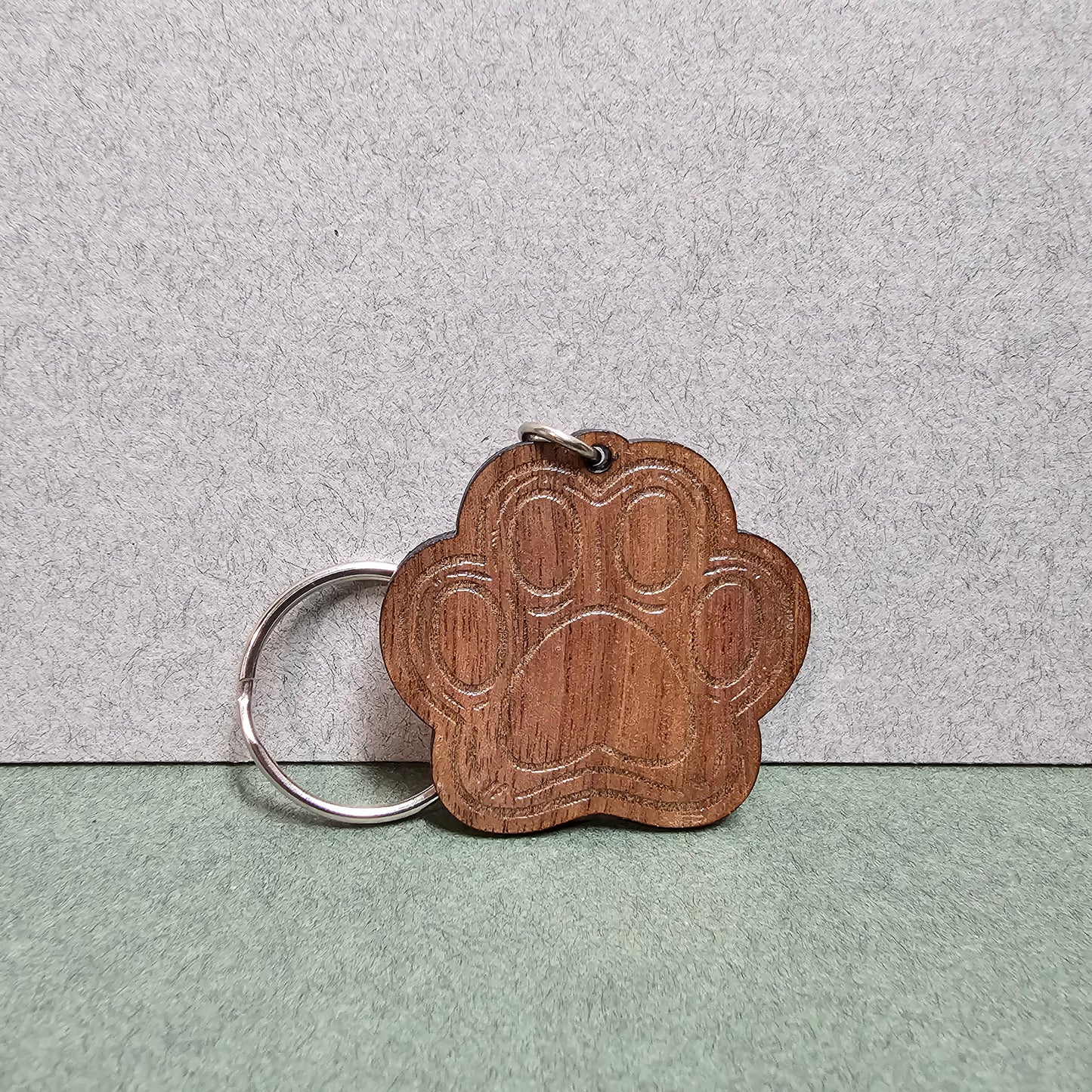 Walnut Paw Keychain